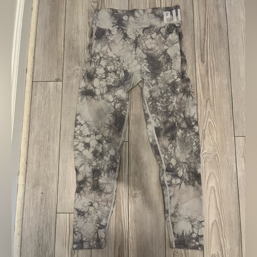 VS Pink Active Gray Marbled Leggings
